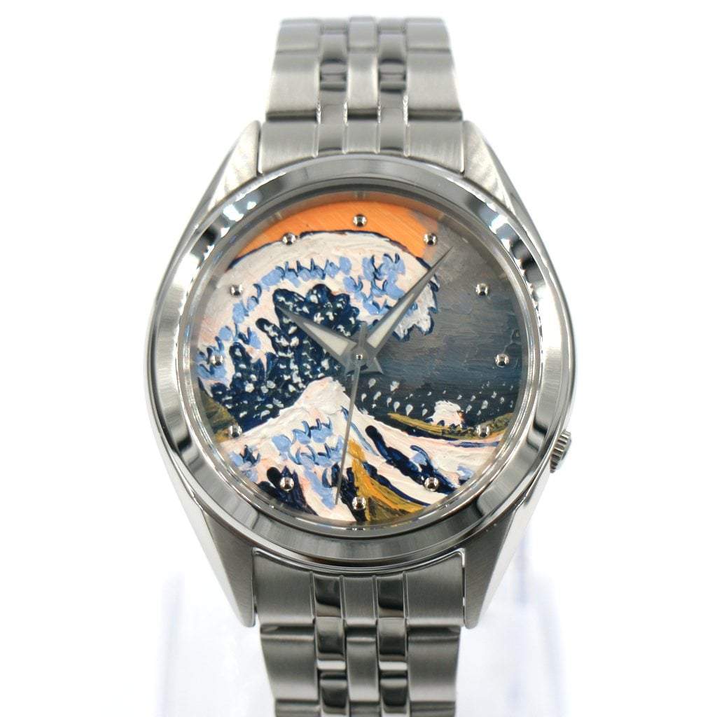 The Perfected Prototype Dial Has Found A New Home In Japan Congrats To The  New Owner!! The Great Wave Off Kanagawa … Seiko Mod, Seiko, Great Wave Off  Kanagawa 