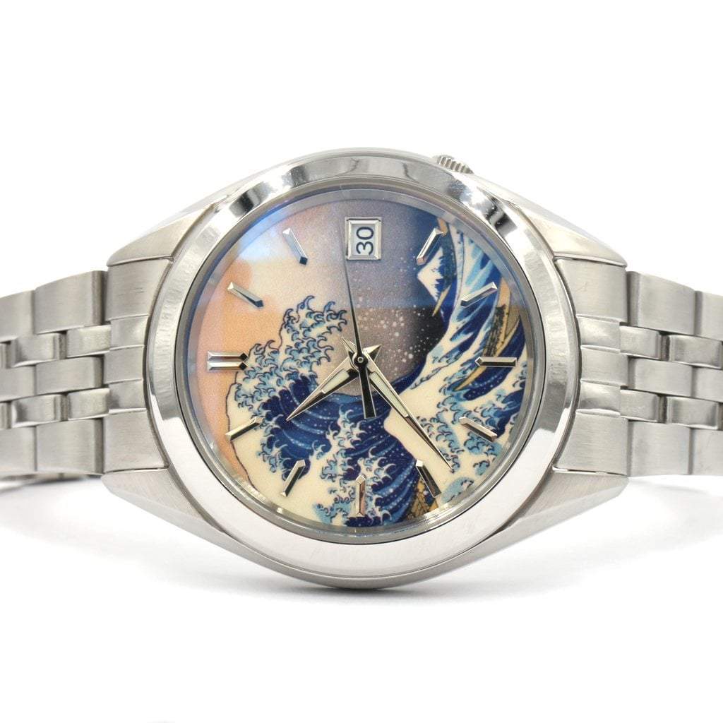 SEIKO 5 SNKL15 | The Great Wave Mod | Automatic Watch - Lucius Atelier