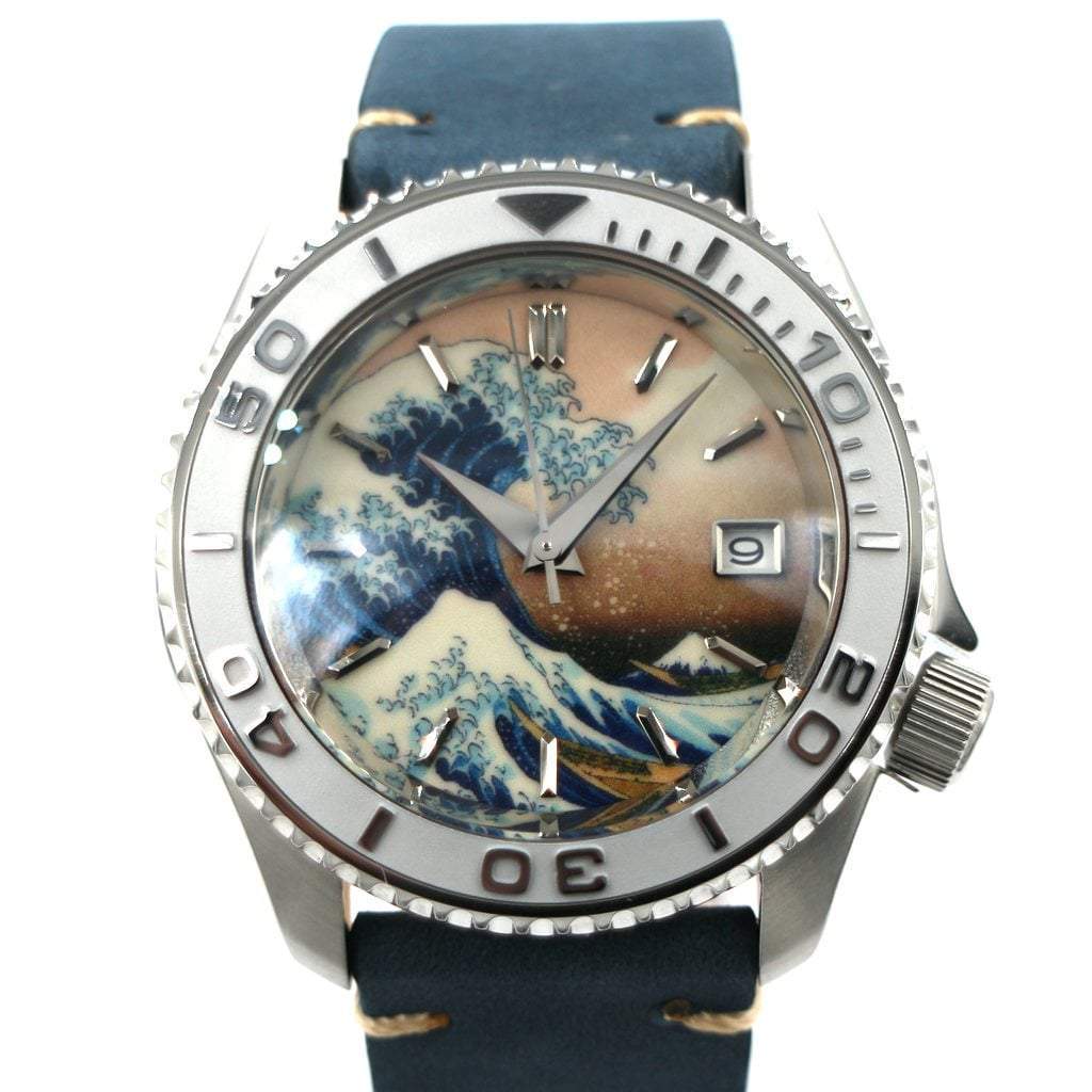 SEIKO SRPD55K1 | The Great Wave off Kanagawa Watch - Lucius Atelier