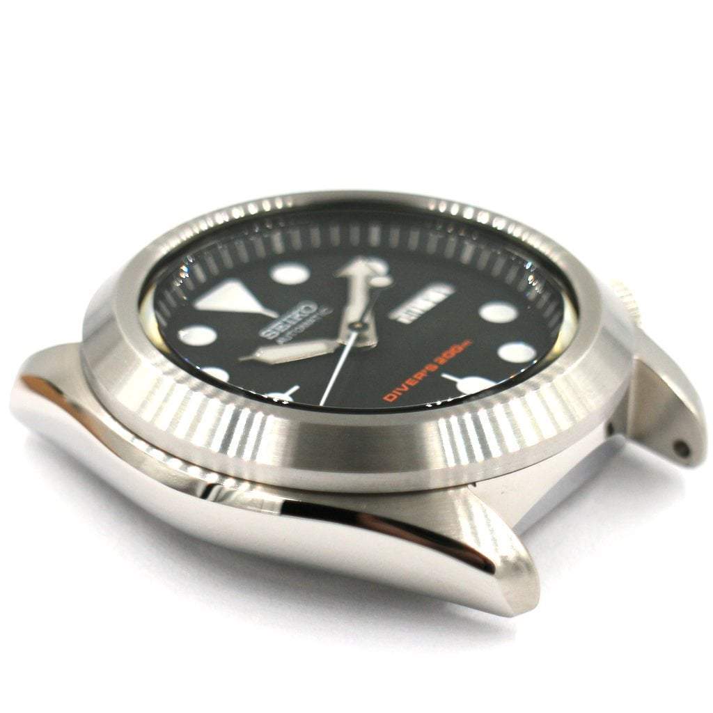 The Silver Brushed Pilot Bezel for SKX007 - SEIKO Mod Part - Lucius Atelier