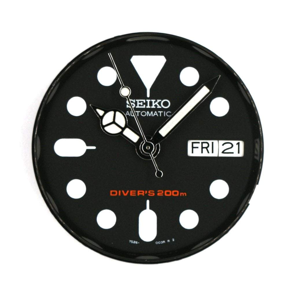 SKX013 Mirror Polished Black Chapter Ring - SEIKO Mod Part - Lucius Atelier