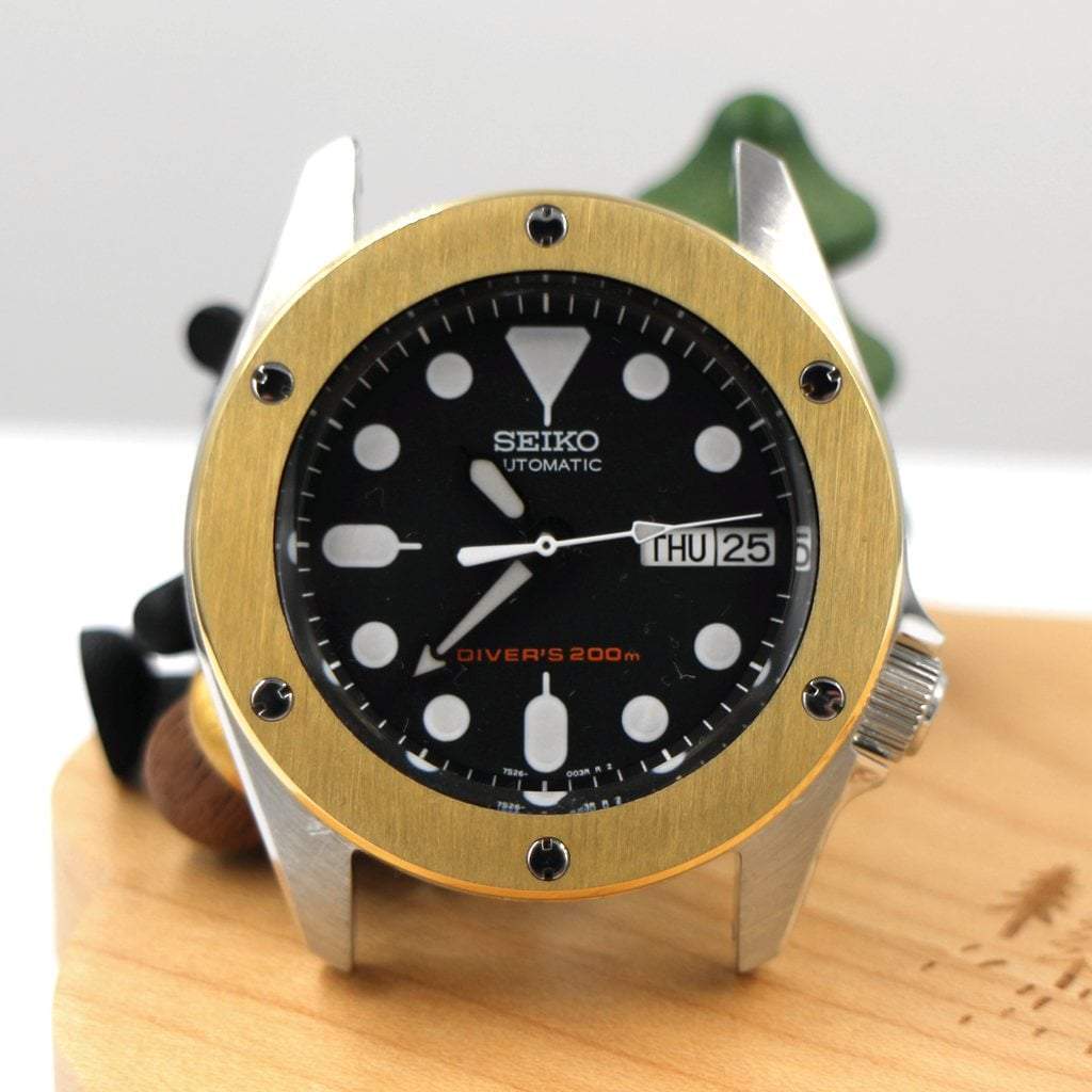 The Gold Big Bang Bezel for SKX013 - SEIKO Mod Part - Lucius Atelier