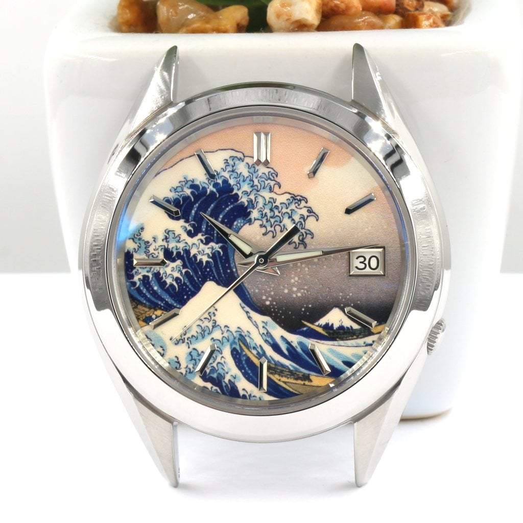 The Great Wave off Kanagawa Dial (Date) - SEIKO Mod Part - Lucius Atelier