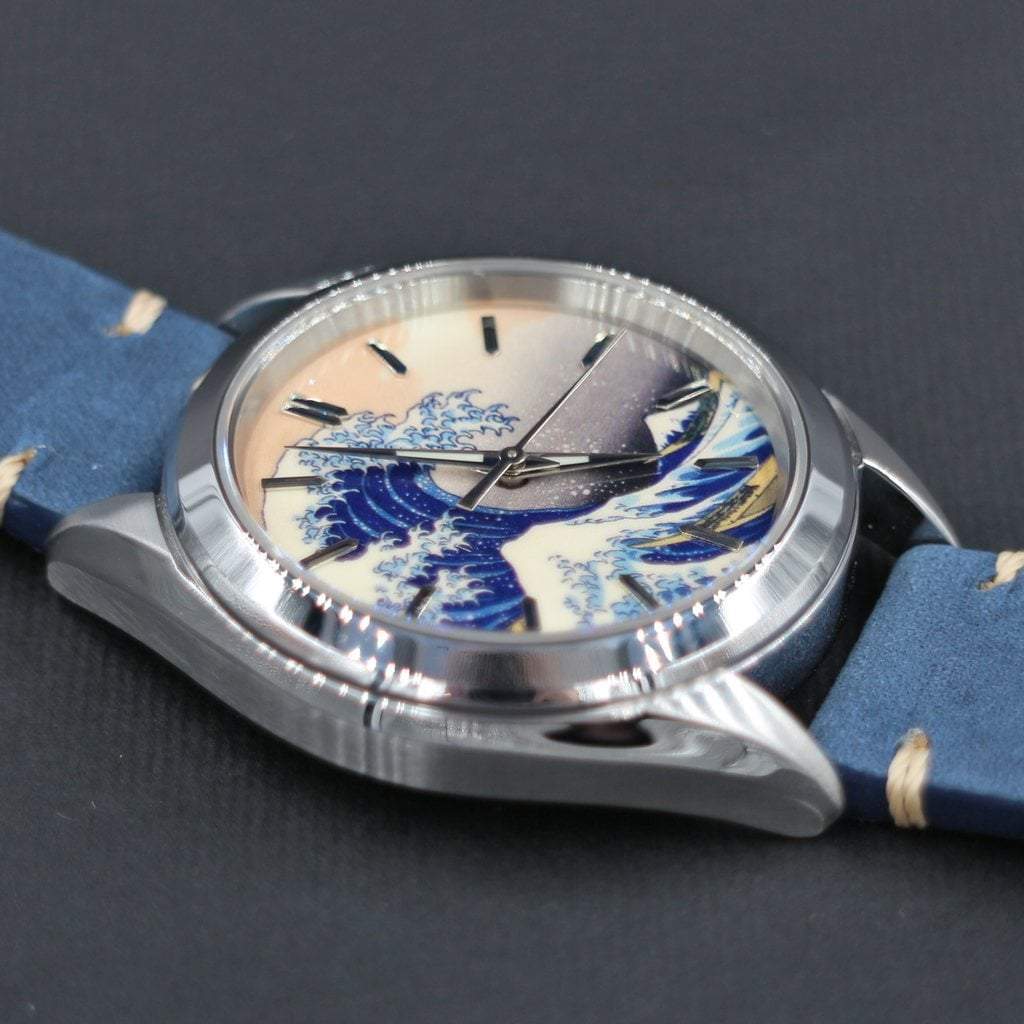 The Great Wave off Kanagawa Dial (No Date) - SEIKO Mod Part - Lucius Atelier