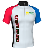 custom printed cycling jersey