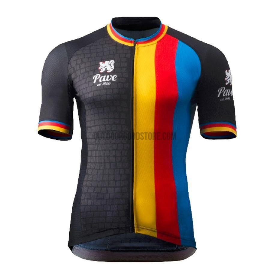Belgium Pave Retro Cycling Jersey – Outdoor Good Store