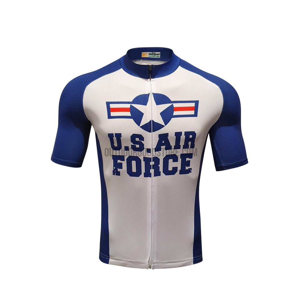 US Air Force Cycling Jersey (Customizable) – Outdoor Good Store