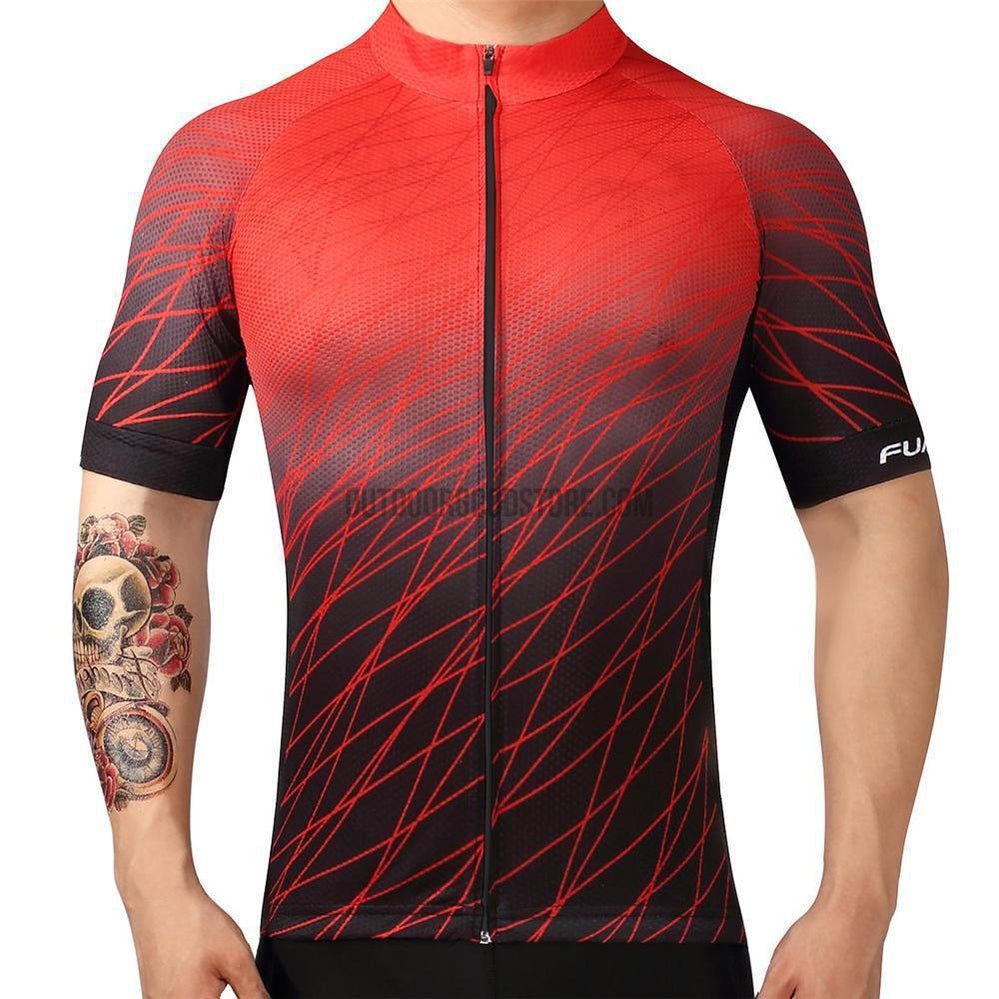 red jersey cycling