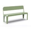 Bended Bench with backrest