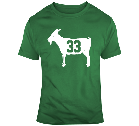 Larry Legend Bird Goat 33 Distressed Boston Basketball T Shirt ...