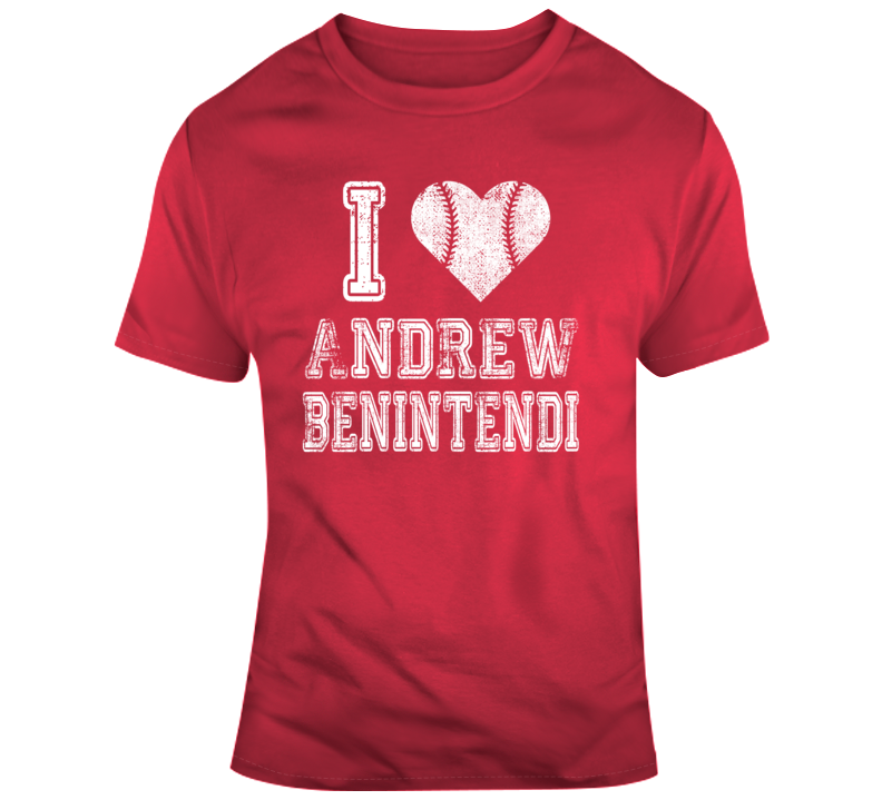 Andrew Benintendi I Heart Boston Baseball Fan T Shirt – BeantownTshirts