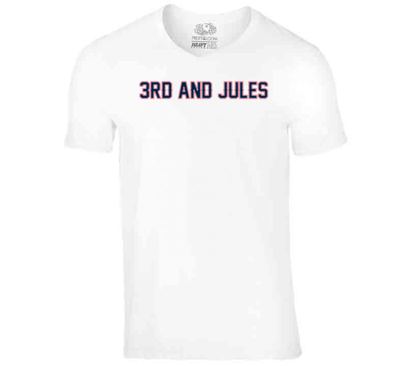 GoatGearDotUS Limited Edition Julian Edelman, Jules 11 Jersey Style Short-Sleeve Unisex T-Shirt