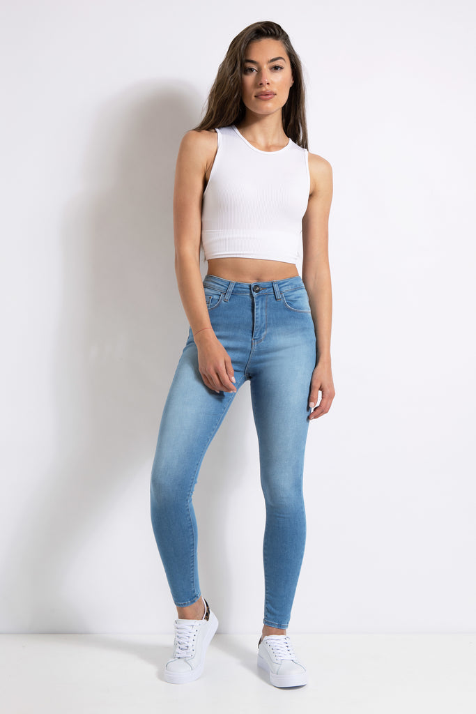 Blue Non Ripped Jeans – Blond Aus