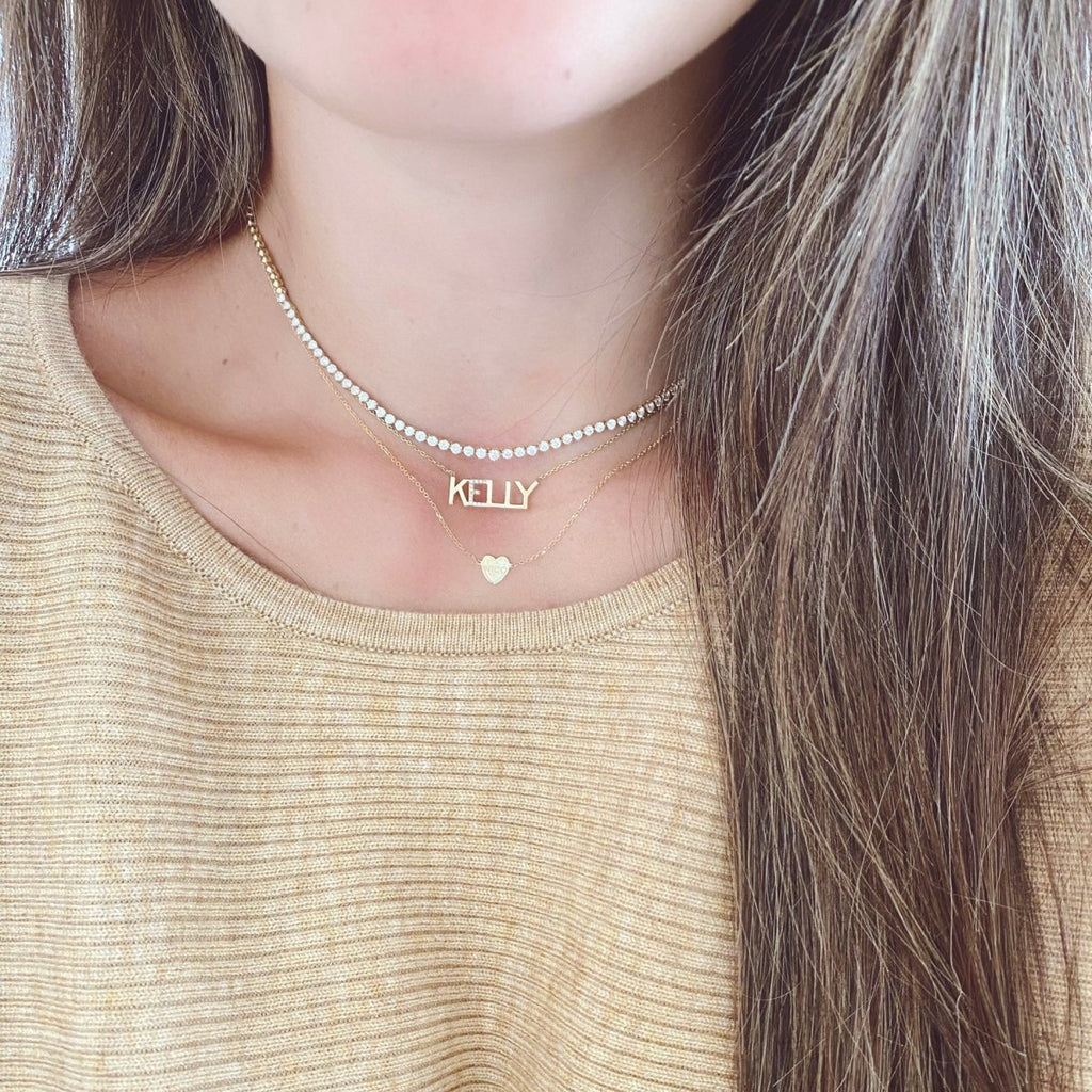 Mini Heart Necklace - Kelly Bello Design