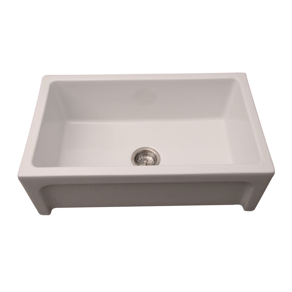 Granville 30″ Single Bowl Fire Clay Farmer Sink — Barclay Products Limited