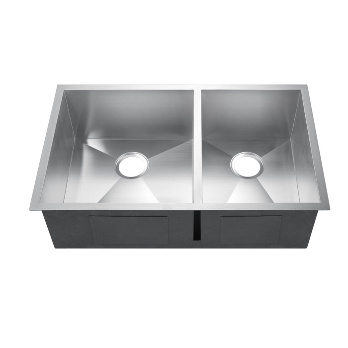 Z Sinks Porto32 Series Stainless Steel Kitchen Double Sink Porto