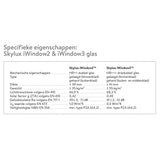 Skylux platdakraam iWindow2 complete set - opengaande uitvoering met pvc-opstand 20/00 EP - LED - verduisteringsgordijn 0700 x 0700 mm