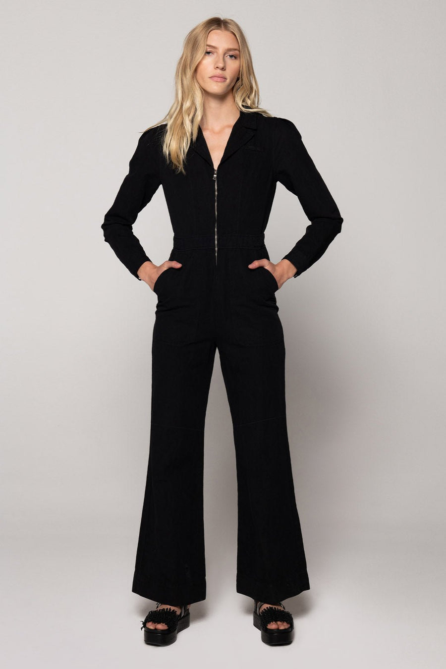 HEARTLAND JUMPSUIT, BLACK