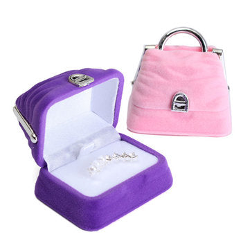 Mini Velvet Holder Earring Ring Handbag Box – Amy's Cart