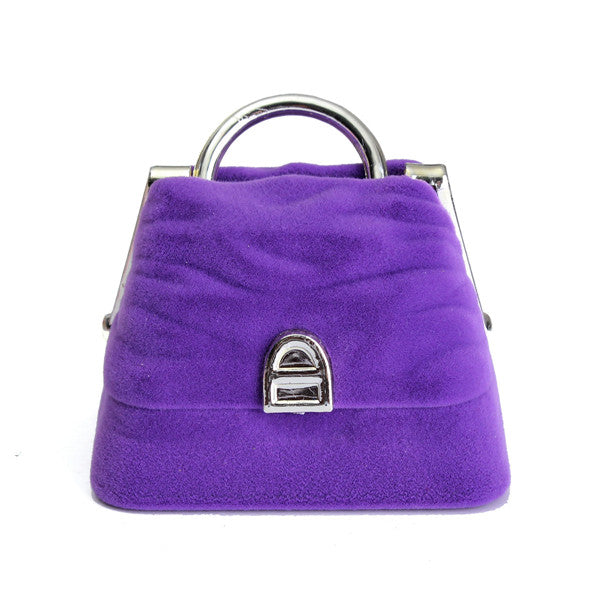 Mini Velvet Holder Earring Ring Handbag Box – Amy's Cart