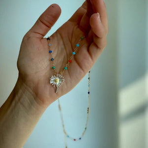 Wilymi Jewelry Co. - Dandelion Charm Necklace (Gold) - The Mix Shoes & Accessories