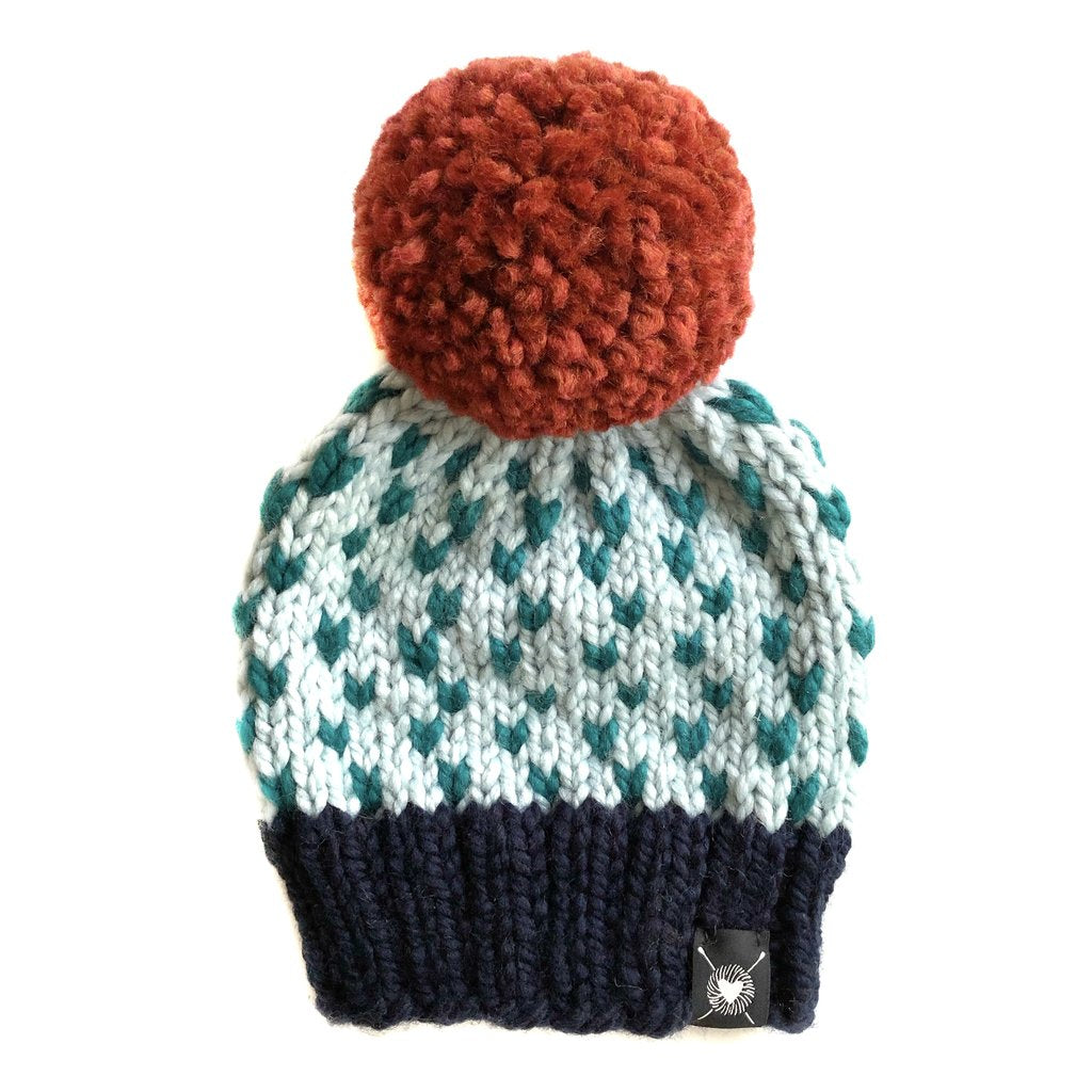 Nicki Chicki - Tiny Hearts Pom-Pom Beanie Hat (Hot & Cold)