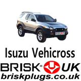 Isuzu Vehicross VX Brisk spark Plugs replacement ignition parts tuning LPG CNG Methane