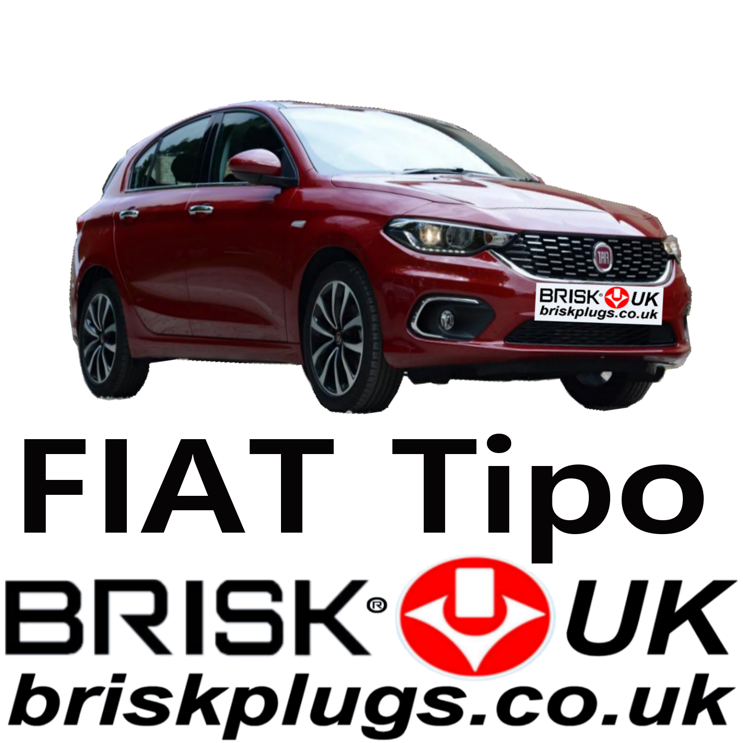 Fiat Tipo Brisk Spark Plugs Racing LPG CNG 1.4 Tjet 15ON