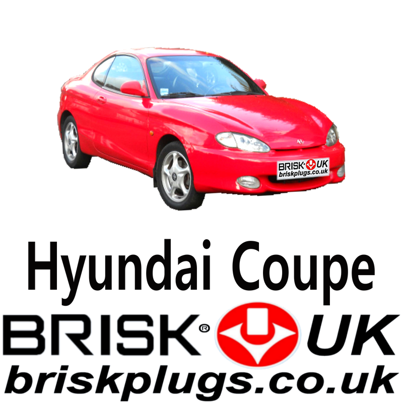 Hyundai Coupe RD Brisk Spark Plugs Performance LPG CNG 1.6