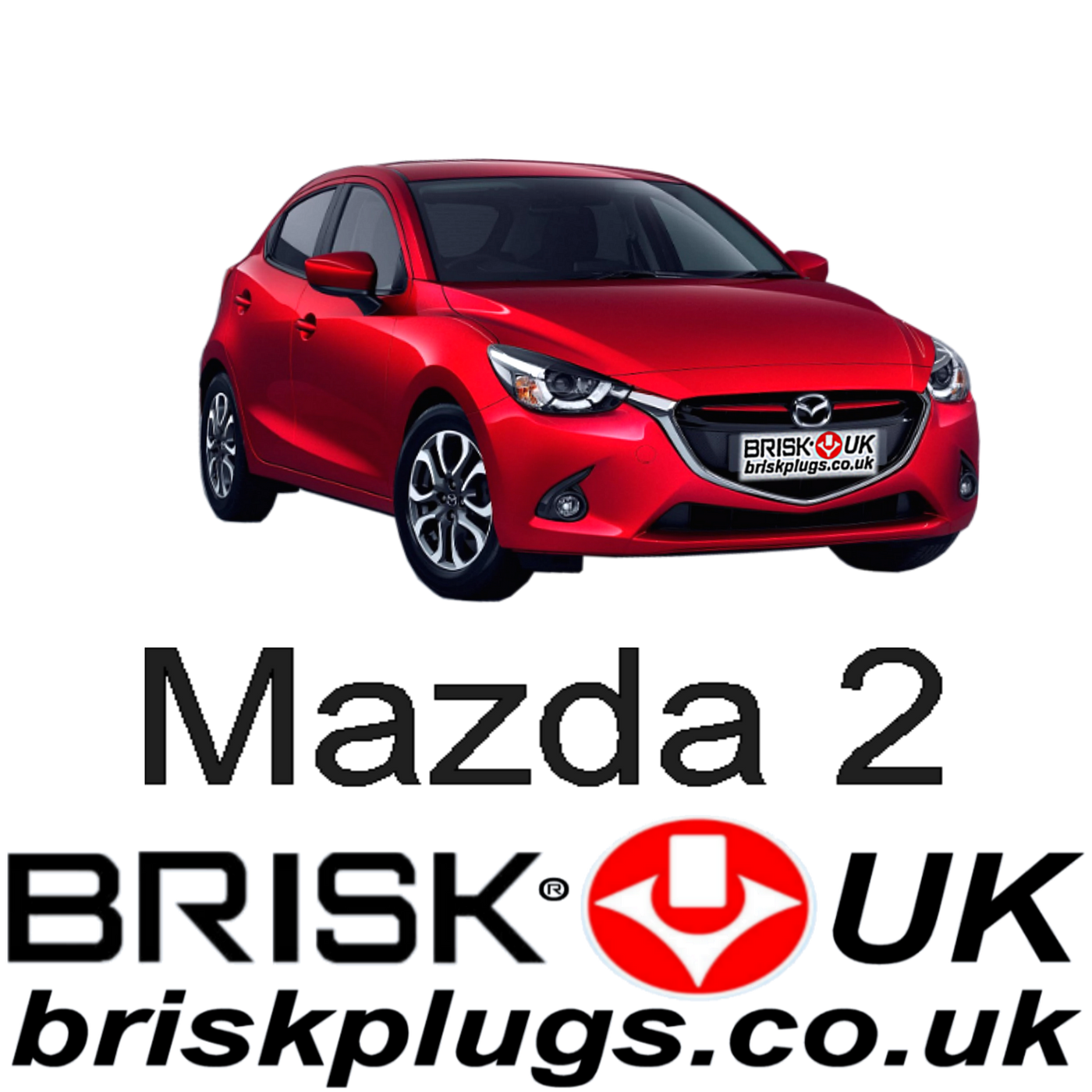 Mazda 2 Demio 1.3 SkyActiv 14-ON Brisk Racing Spark Plugs – briskplugs.co.uk