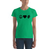 Peace Love & Hoppiness Women's short sleeve t-shirt (7 Colors)