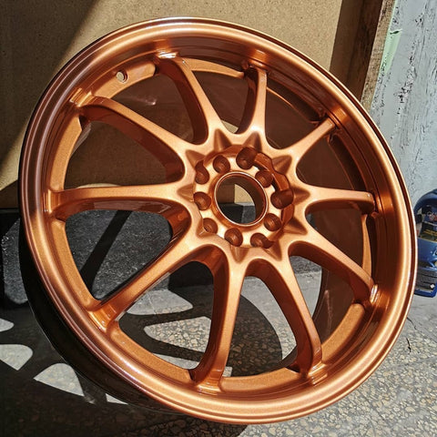 Bronze removable liquid vinyl dip paint