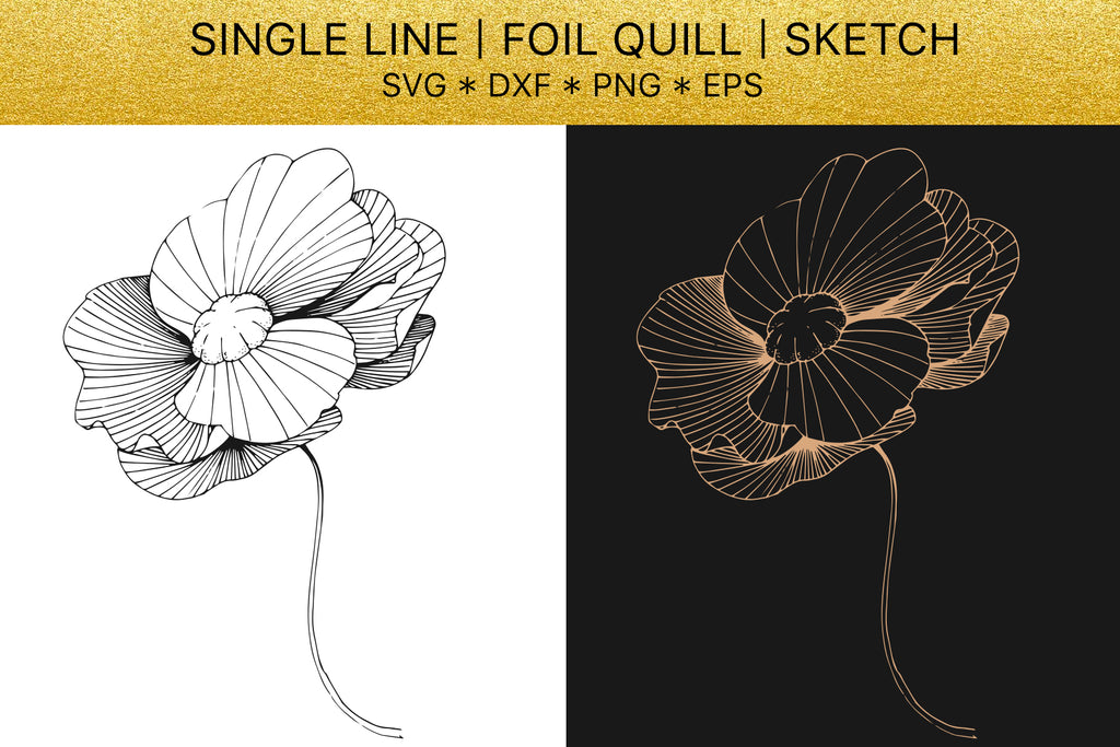 Free Free 114 Single Line Flower Svg SVG PNG EPS DXF File