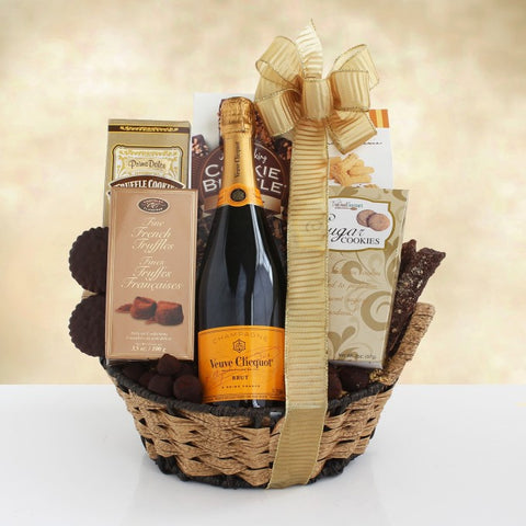 Baby Grand Veuve Clicquot Champagne Gift Basket