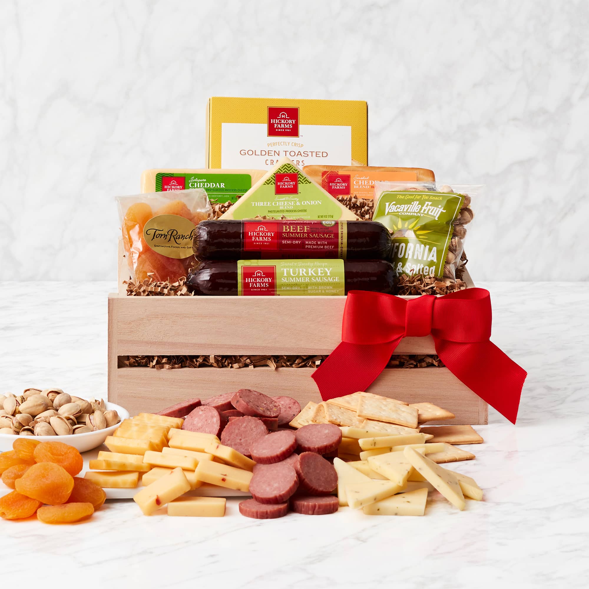 Thank You Summer Sausage & Cheese Gift Box | Thank You Gift Box | Hickory Farms