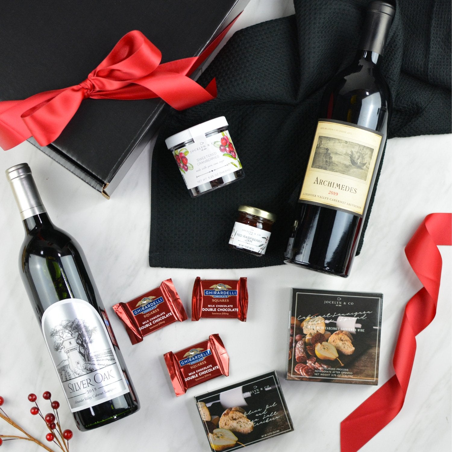 high-end red wine gift packaging bottle