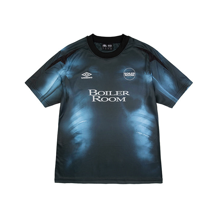 Boiler Room x Umbro Football Jersey Black - BOILER ROOM