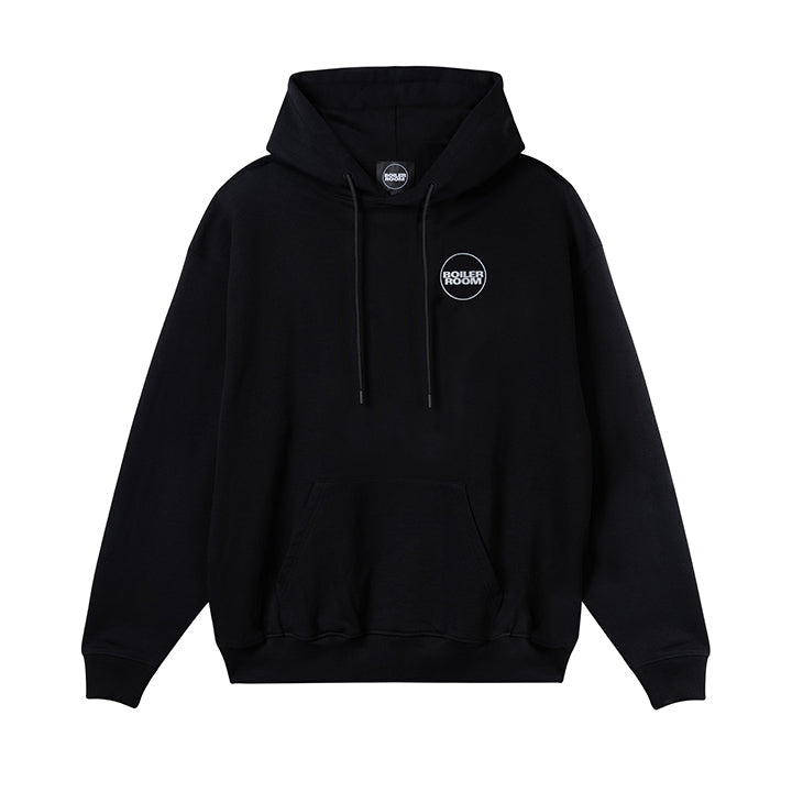 着丈約69cmBOILER ROOM HOODIE BLACK L ボイラールーム