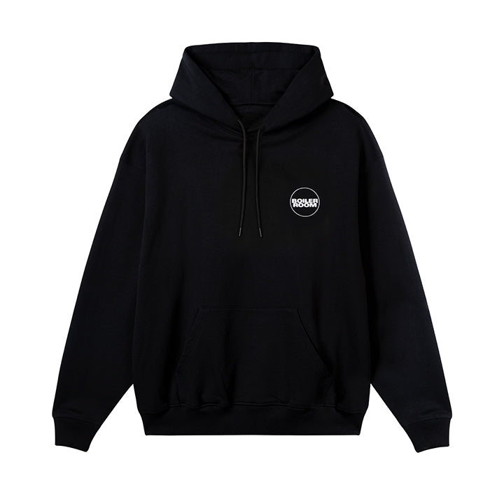 Boiler Room Logo Hood Black - BOILER ROOM