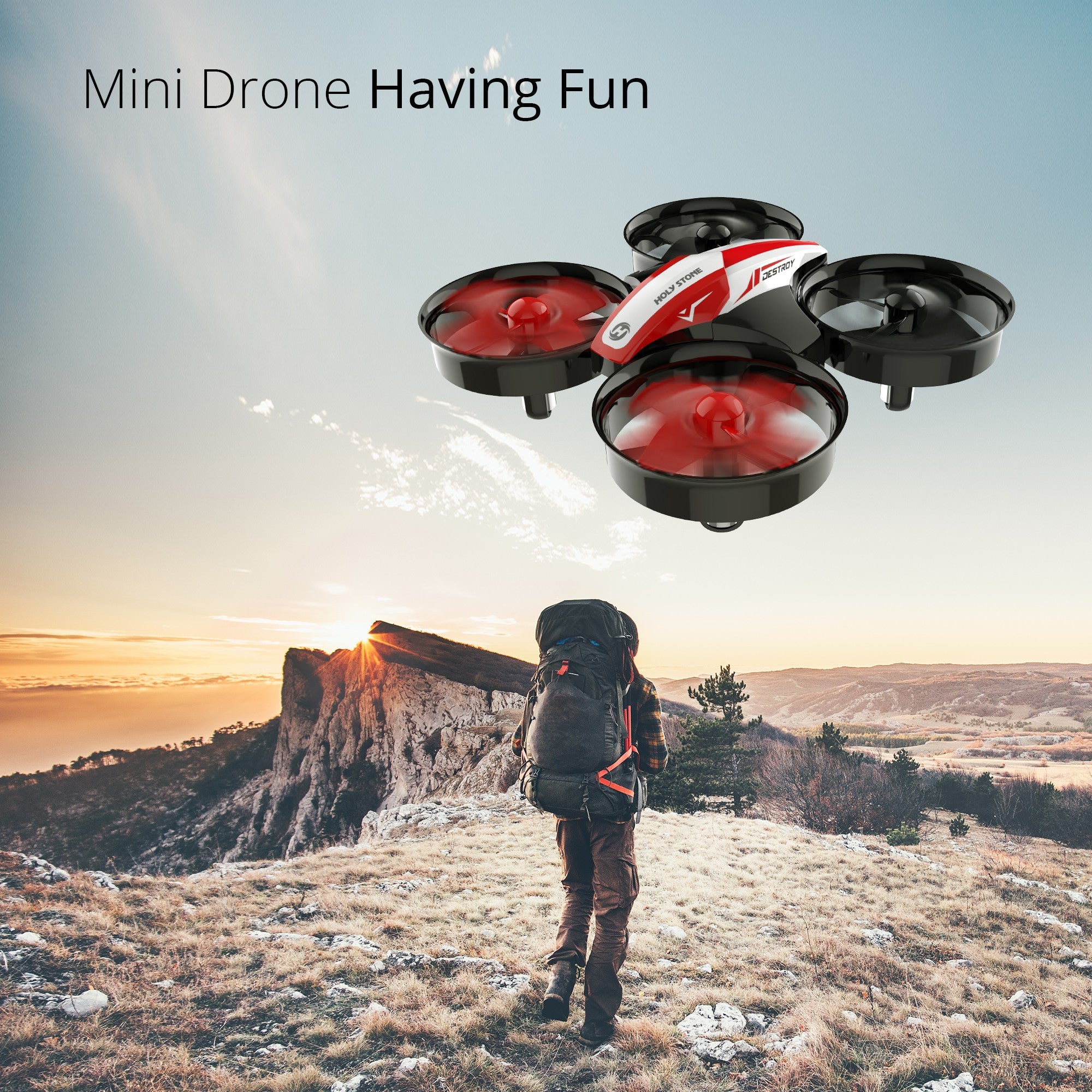 holy stone hs210 mini drone rc nano quadcopter