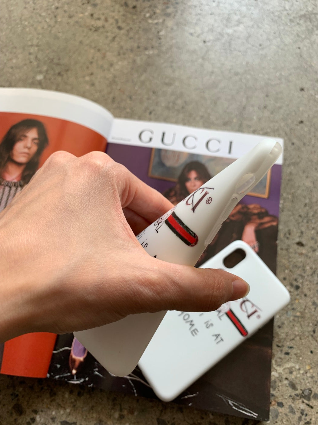 my real gucci is at home phone case