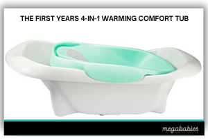 Mega babies features 4-in-1 infant bath tub.