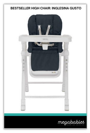 Mega babies features baby high chair.