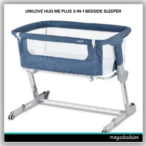 Mega babies features Unilove Hug Bedside Sleeper