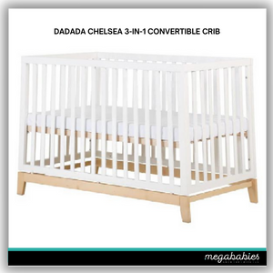 Mega babies features the dada Chelsea 3-in-1 Convertible Crib
