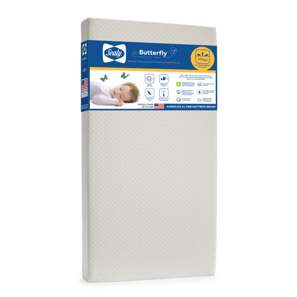 Sealy Total Stain Protection Fitted Crib Mattress Pad