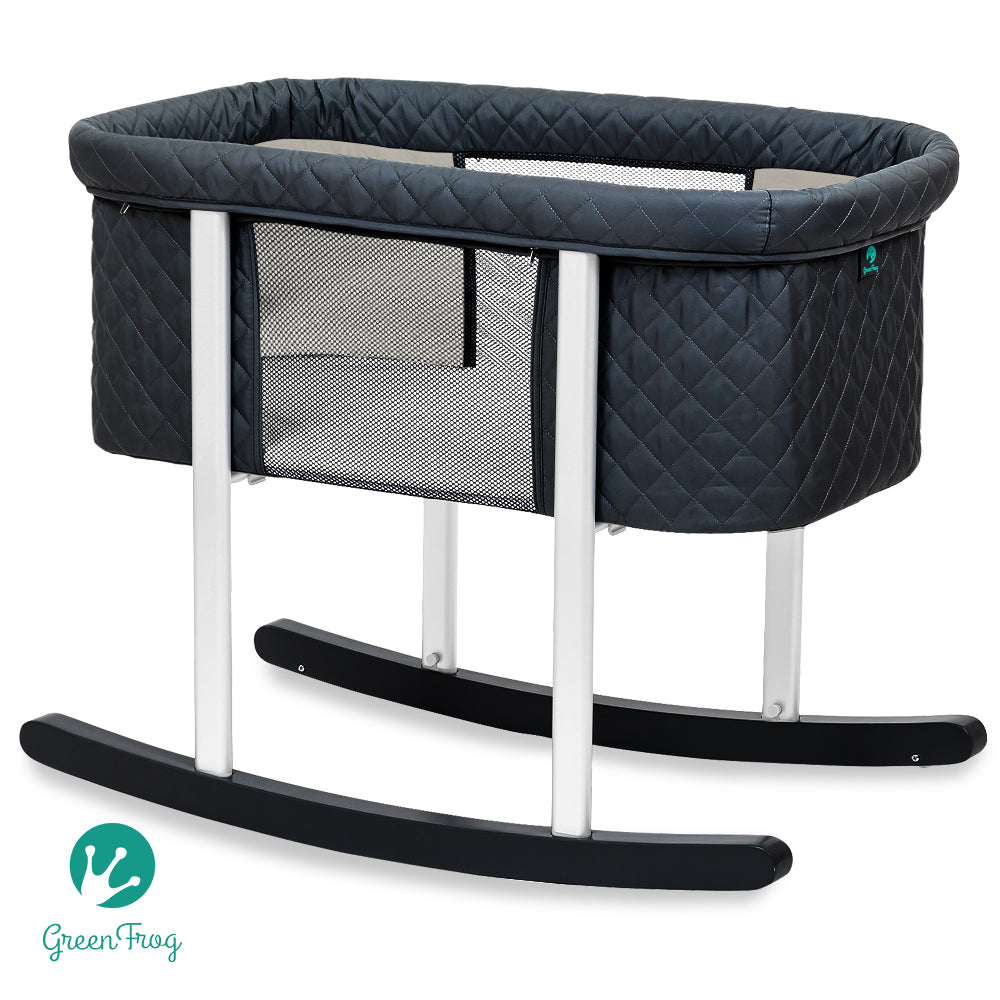 baby cot with cradle