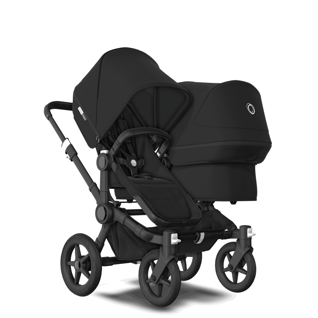 Cataract Chirurgie Concessie Bugaboo Donkey 3 Duo Double Stroller (2 Seats and 1 Bassinet) - All Bl