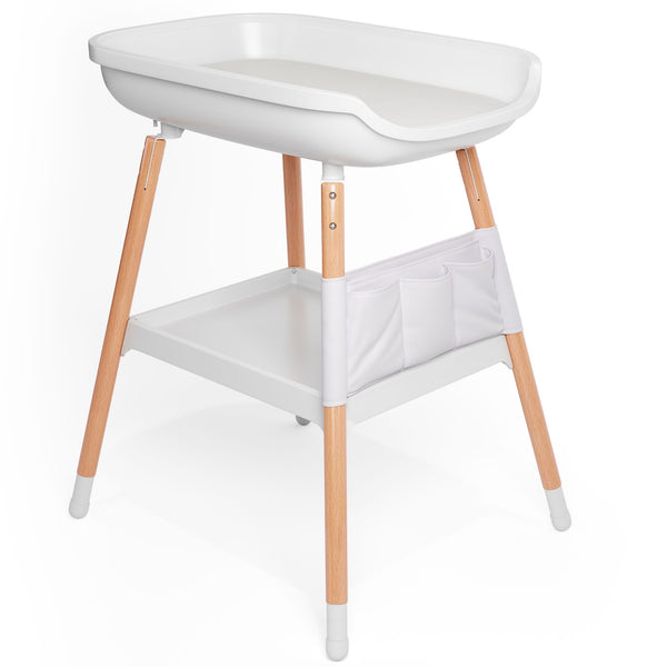 Evolux Changing Table - Natural White