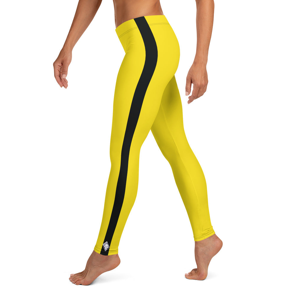 Womens High Waist Bruce Lee Kill Bill Leggings For MMA Judo NoGi Jiujitsu Wrestling